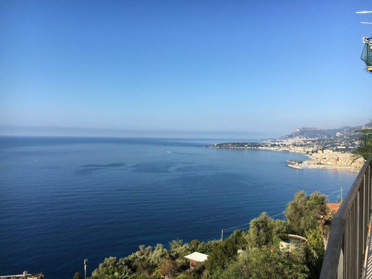 House In Grimaldi. Spectacular View Over The French Riviera! Grimaldi  Exterior foto